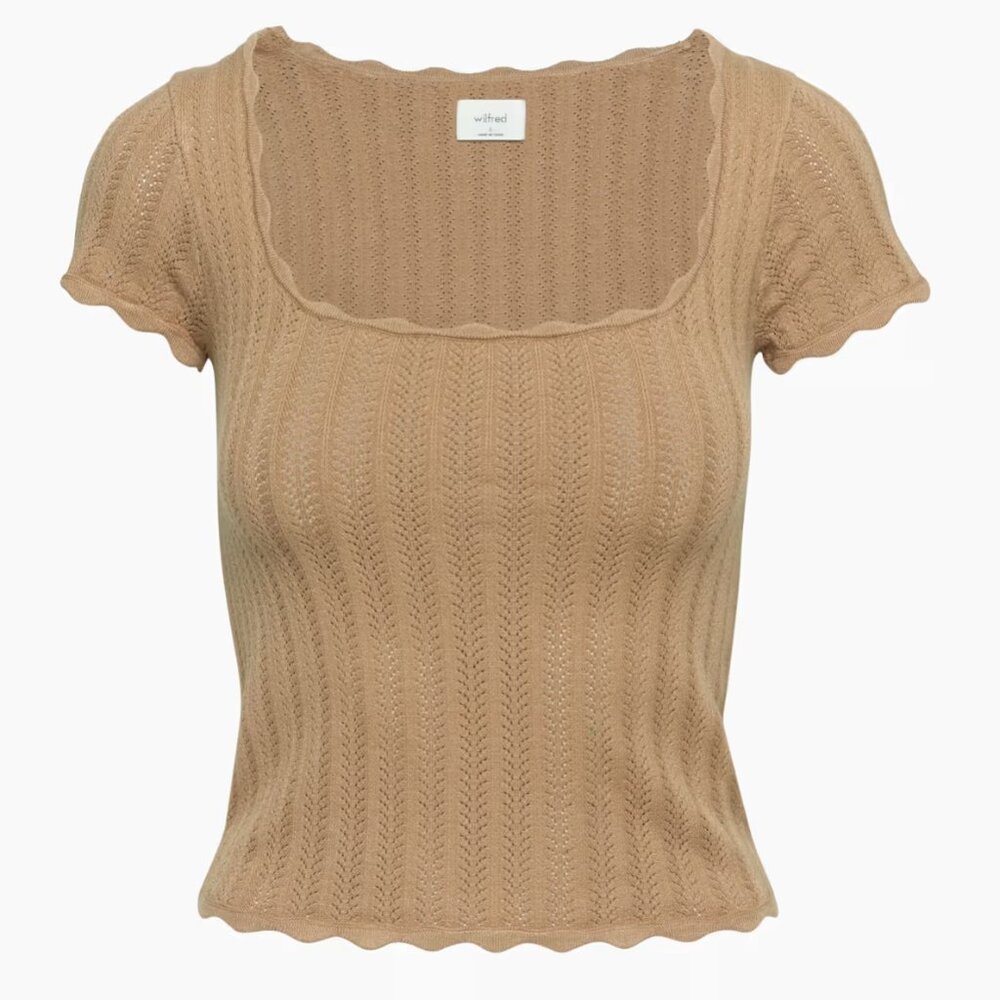 WILFRED PARCEL SHORTSLEEVE SWEATER